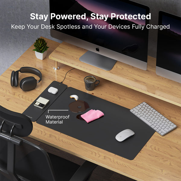 PowerMat Pro DUO Wireless Charging Desk Mat BlueBolt Chargers