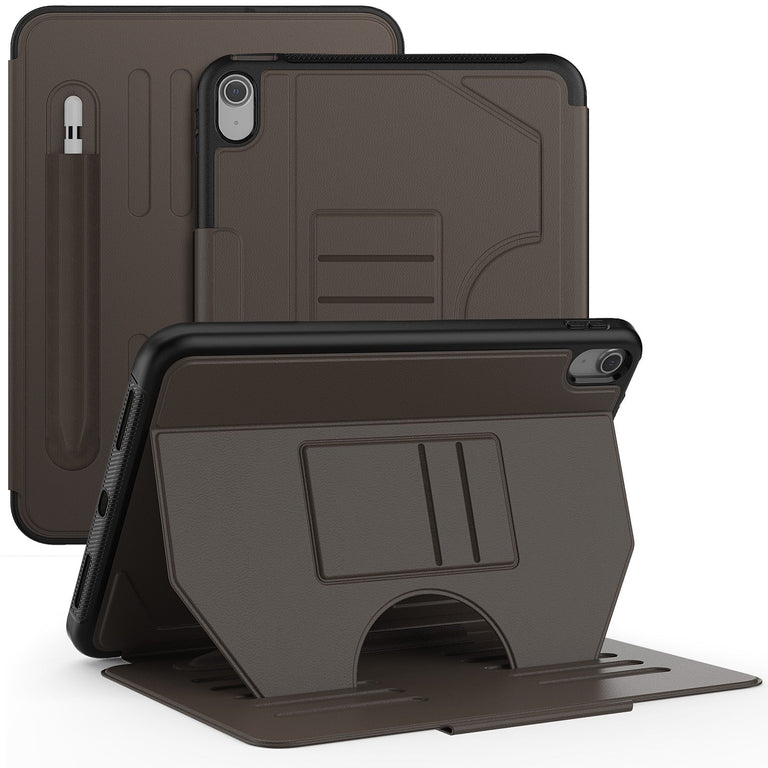 AirFlow Pro iPad Case with Adjustable Kickstand & Pencil Holder BlueBolt Chargers