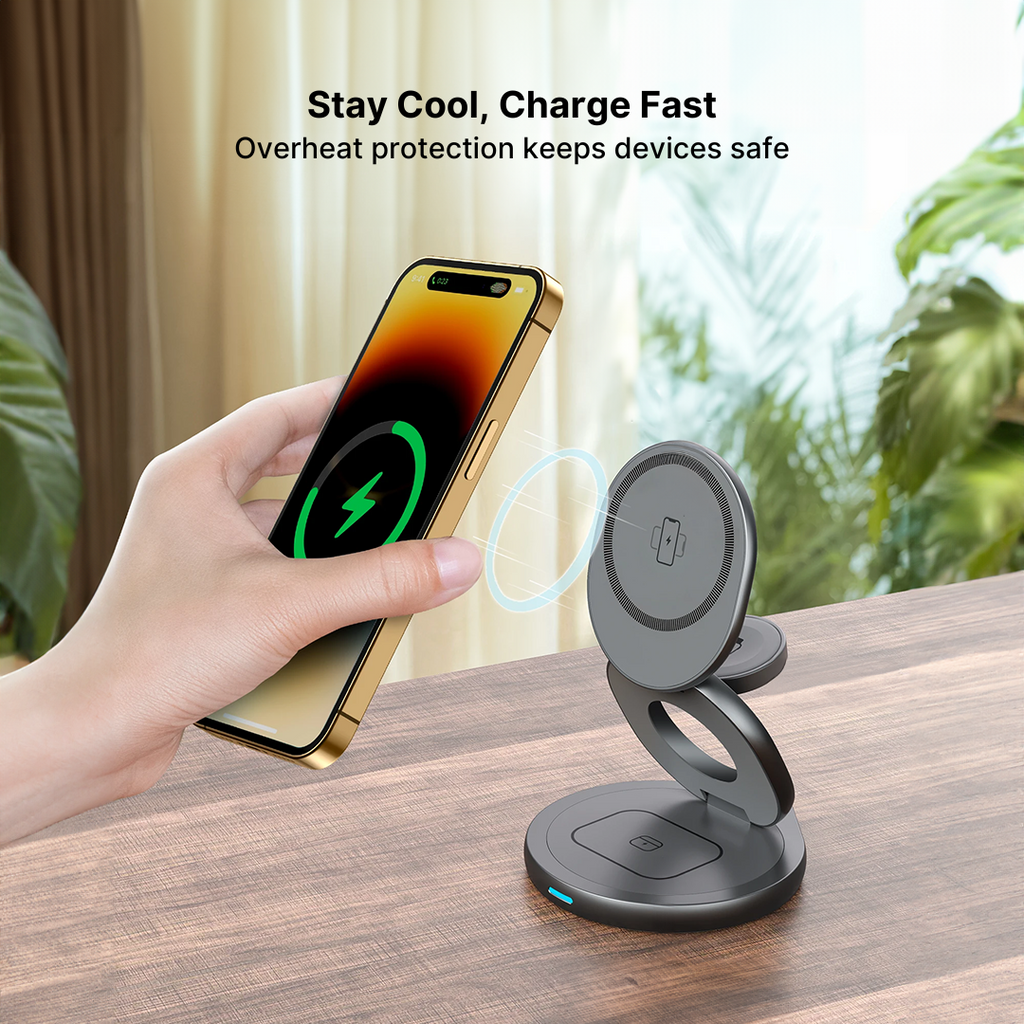FlexCharge 3-in-1 Magnetic Wireless Charger