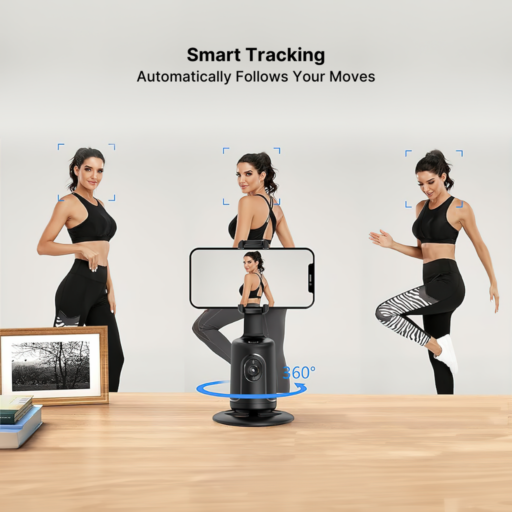 Smart360 AI Motion-Tracking Phone Camera Mount