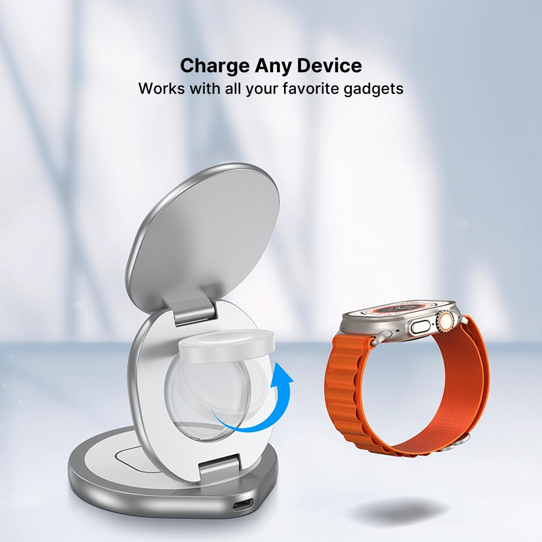 FlexCharge 3-in-1 Magnetic Wireless Charger