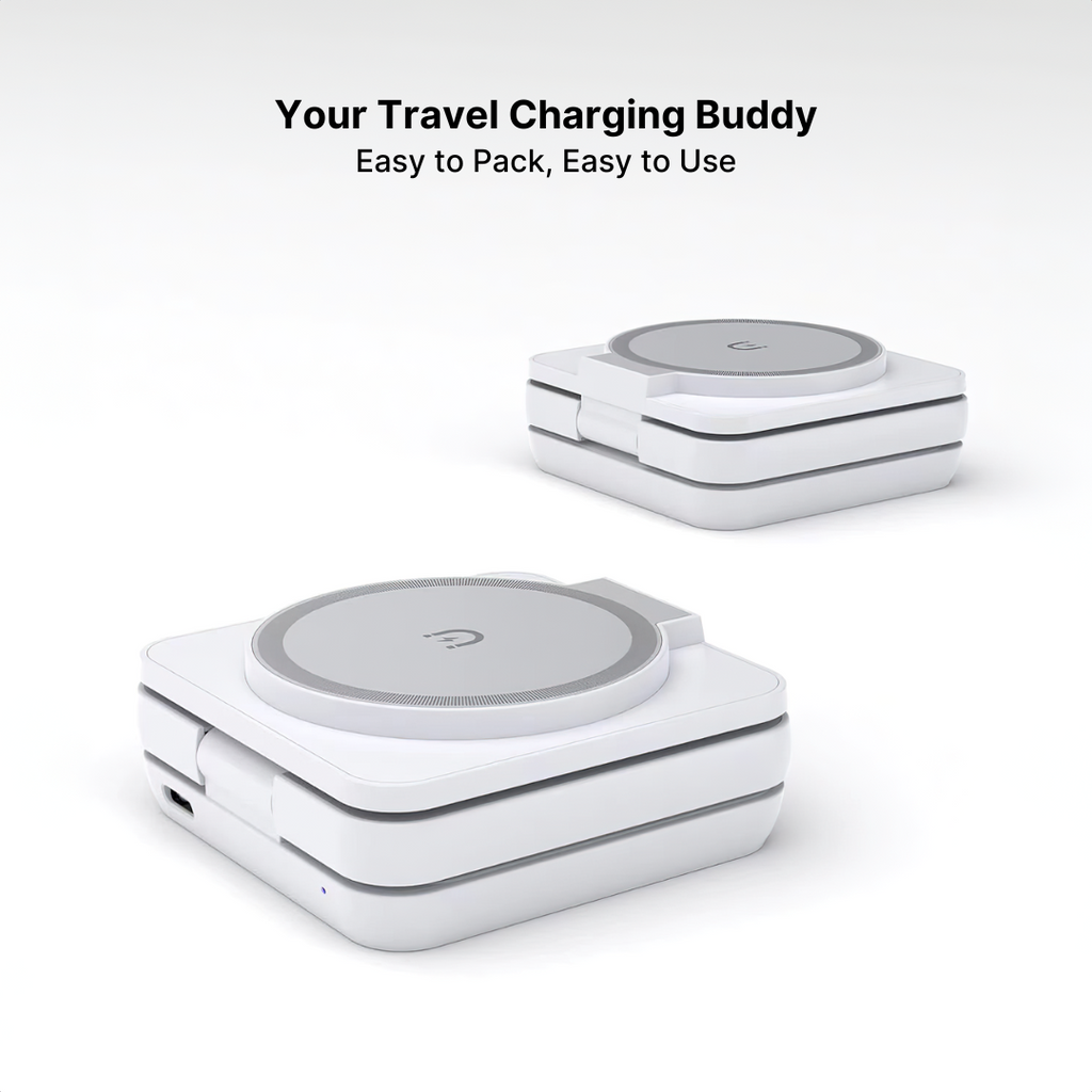 Trio 3-in-1 Foldable Wireless Charging Station