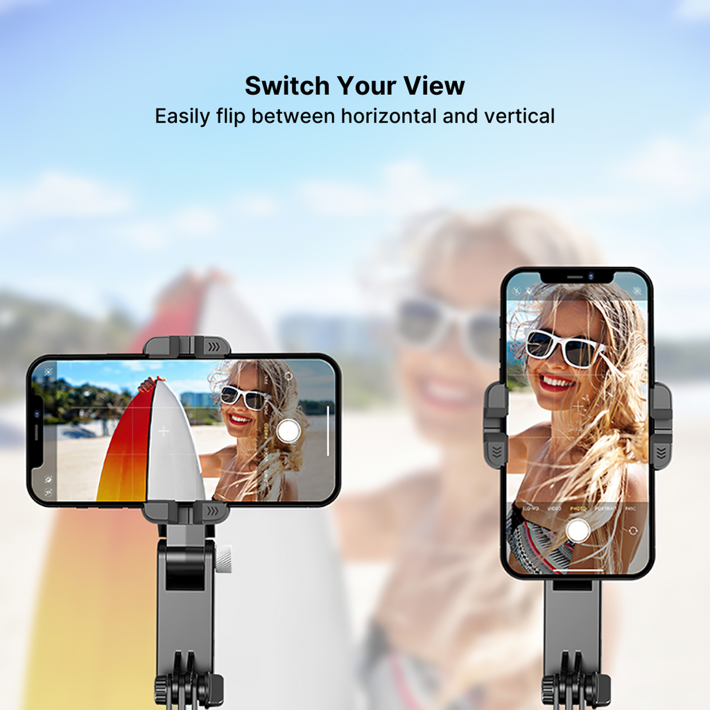 AutoFocus Tripod for Creators (360, Face Tracking, Selfie Stick, Light, Wireless Remote)