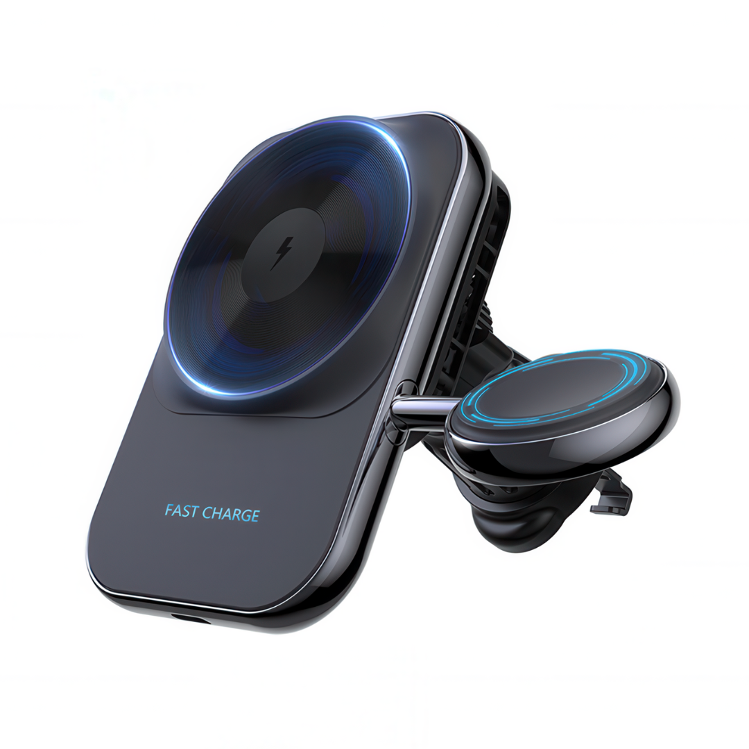 2 in 1 Phone Apple Watch Car Charger with Ice Cooling Black BlueBolt