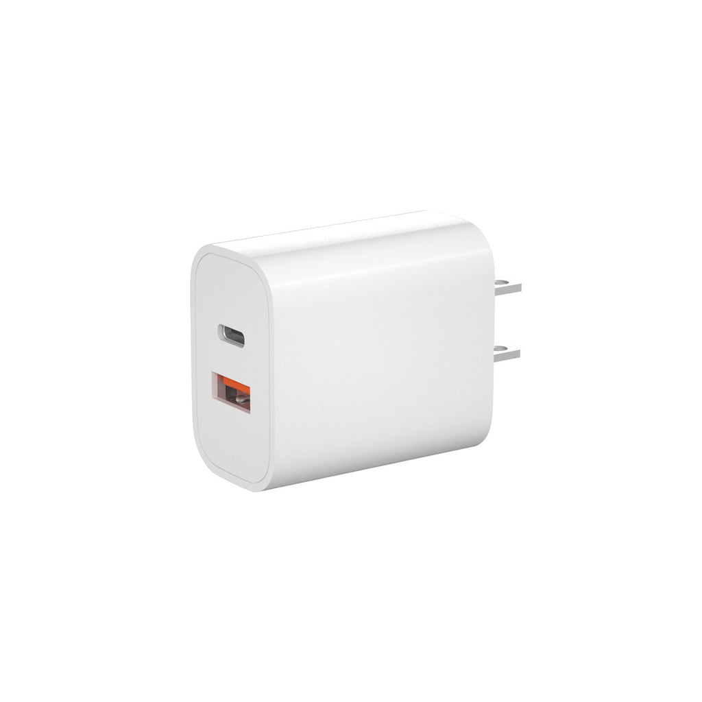 25W USB-C Dual-Plug Fast Charge Adapter