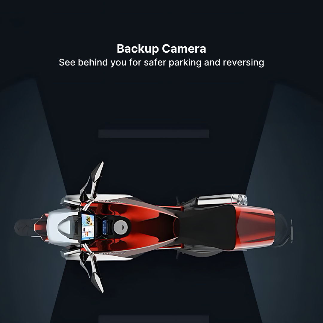 MotoRide Wireless CarPlay Dash Unit for Motorbikes