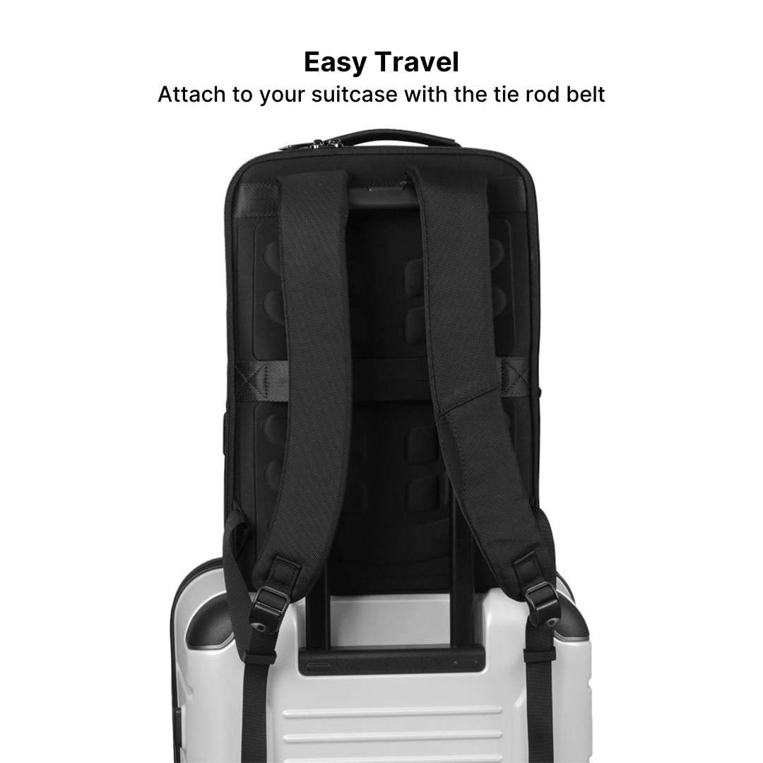 backpack that charges laptop Anti-Theft Leather Laptop Backpack with USB Charging