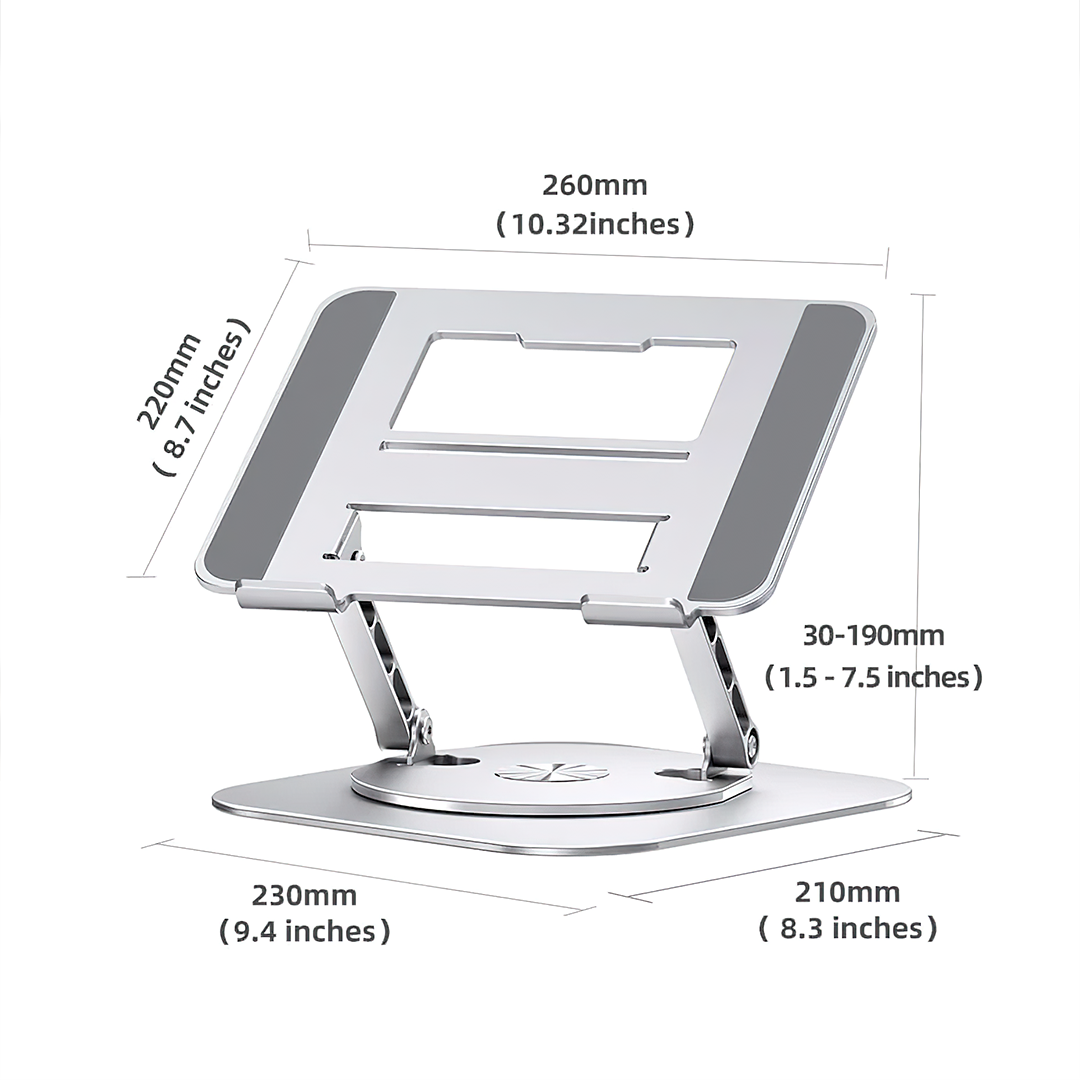 Laptop Stand Adjustable Height and Angle for Custom Comfort Professional Adjustable Laptop Support BlueBolt Office BlueBolt Chargers