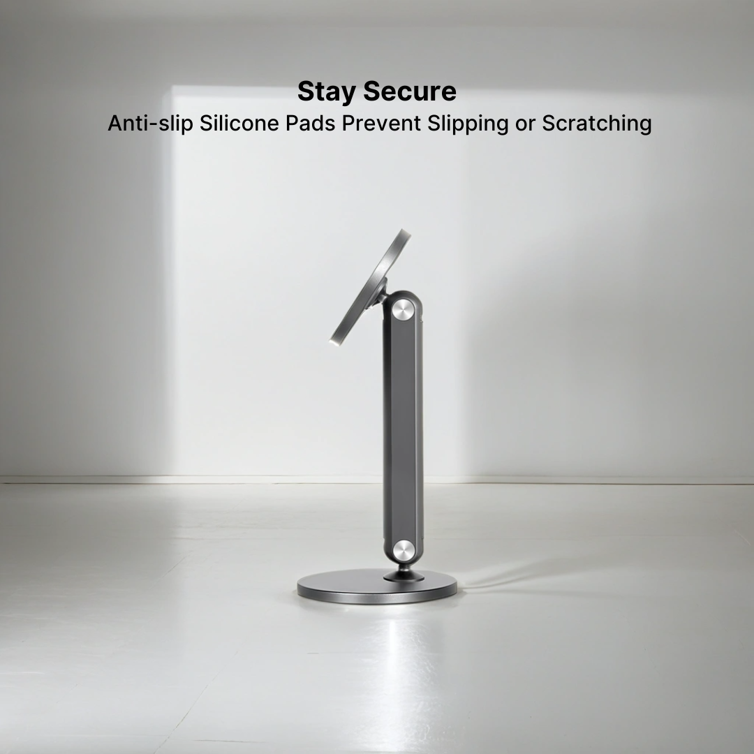 FlexiGrip Portable Magnetic Phone Holder - Adjustable & Foldable