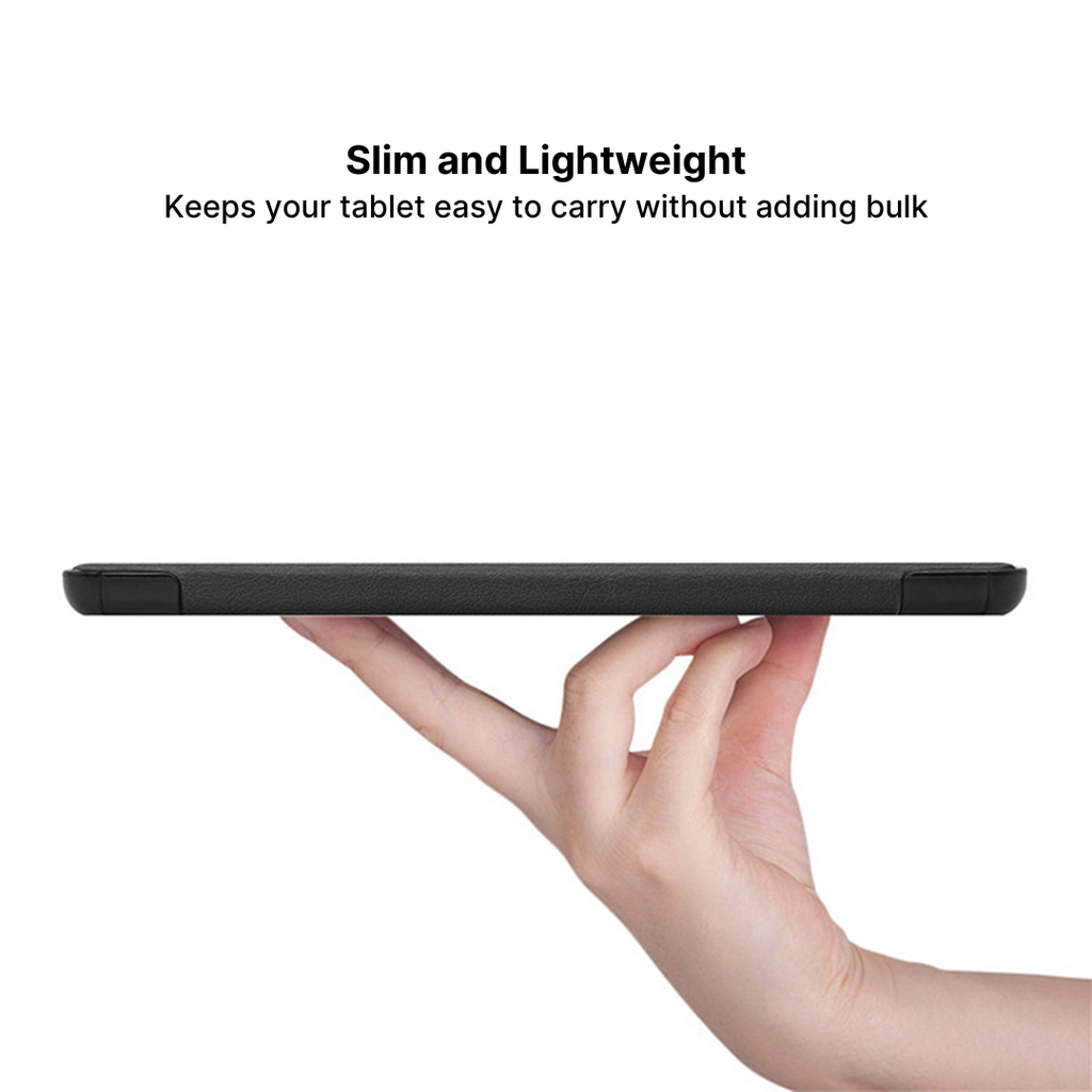 Slim and Lightweight Samsung Galaxy Tab Case with Tri-Fold Caster Design