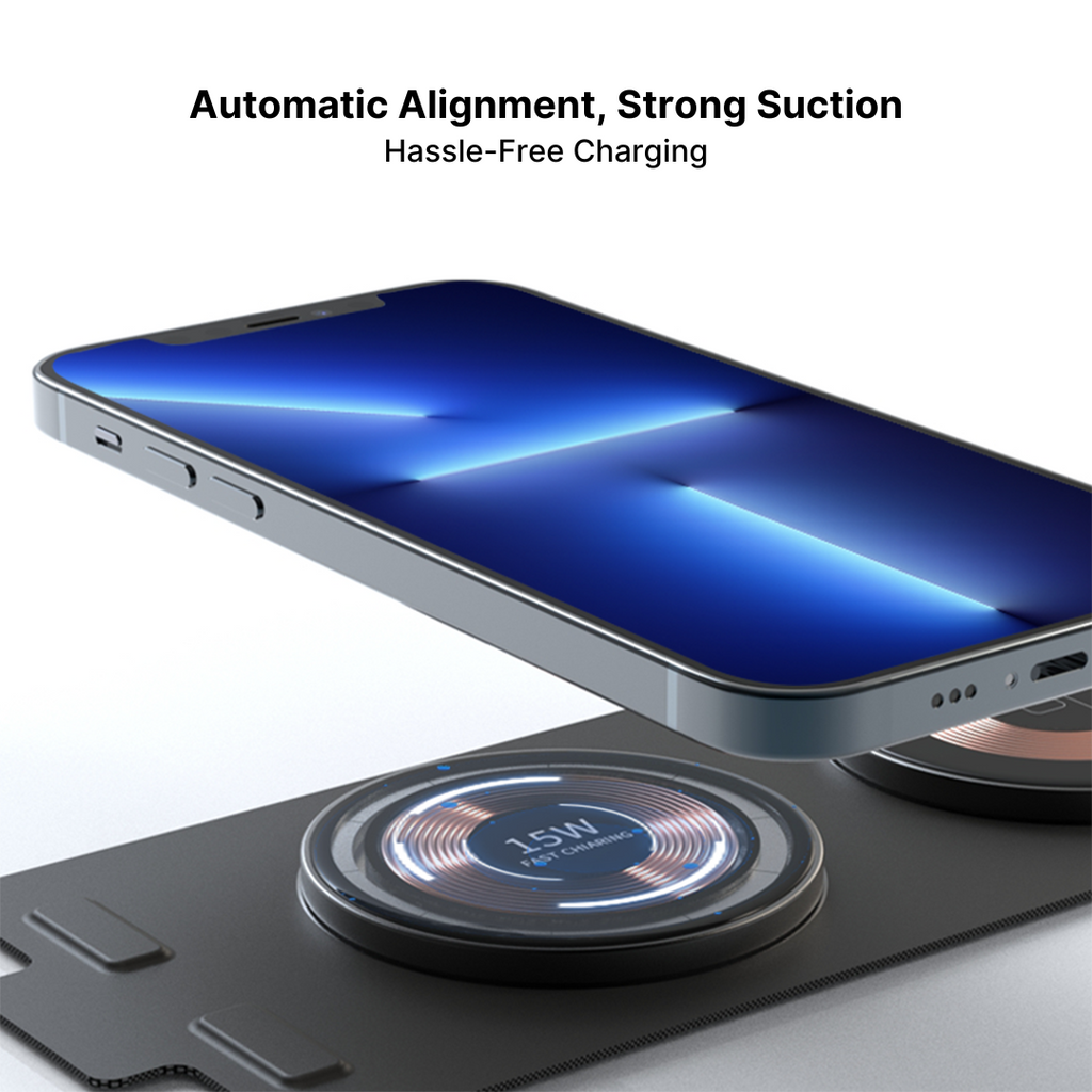 3-in-1 Wireless Charger for Travel