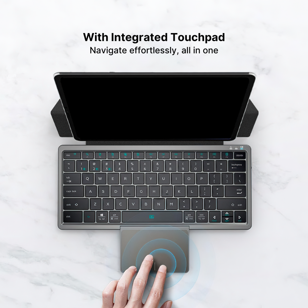 Wireless Portable Keyboard for Tablets and Smartphones