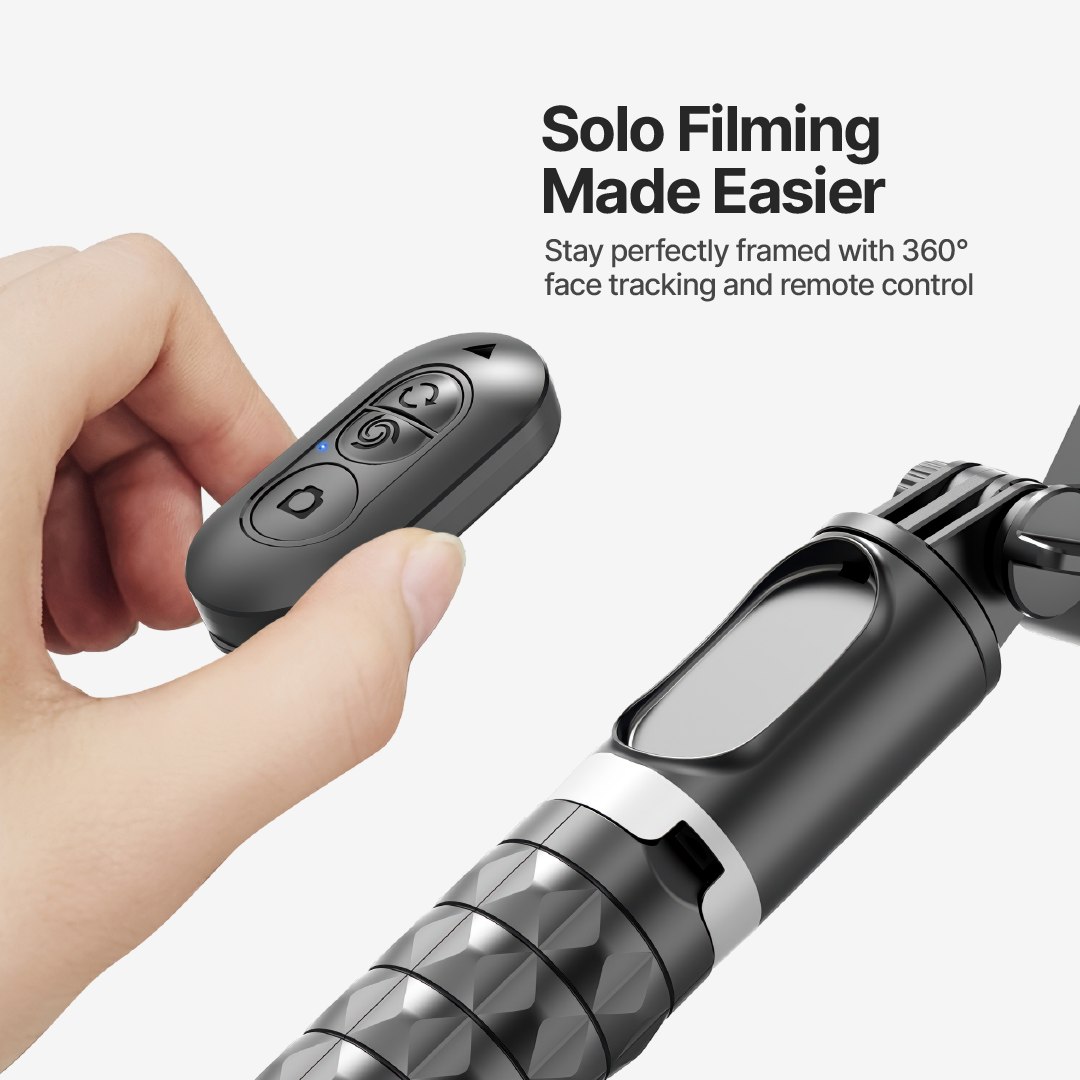 AutoFocus Tripod for Creators (360, Face Tracking, Selfie Stick, Light – BlueBolt Chargers AutoFocus Tripod for Creators (360, Face Tracking, Selfie Stick, Light – BlueBolt Chargers