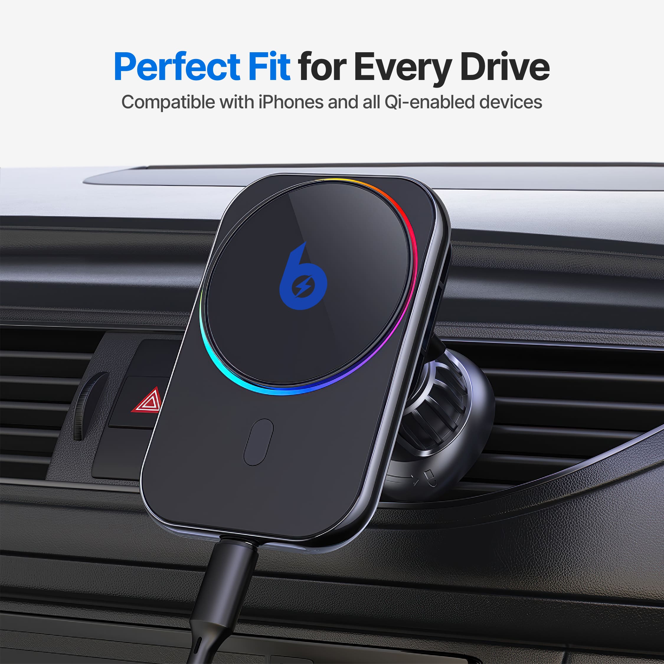 PolarCharge Qi2 Wireless MagSafe Phone Charger