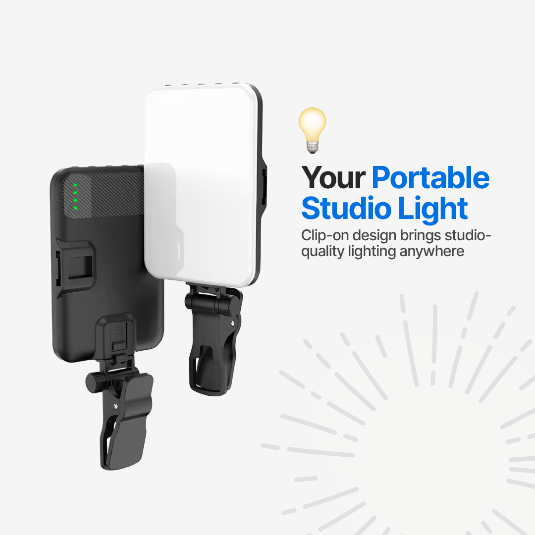 BlueBolt Chargers Portable Selfie Light with 7 Modes Brightness BlueBolt