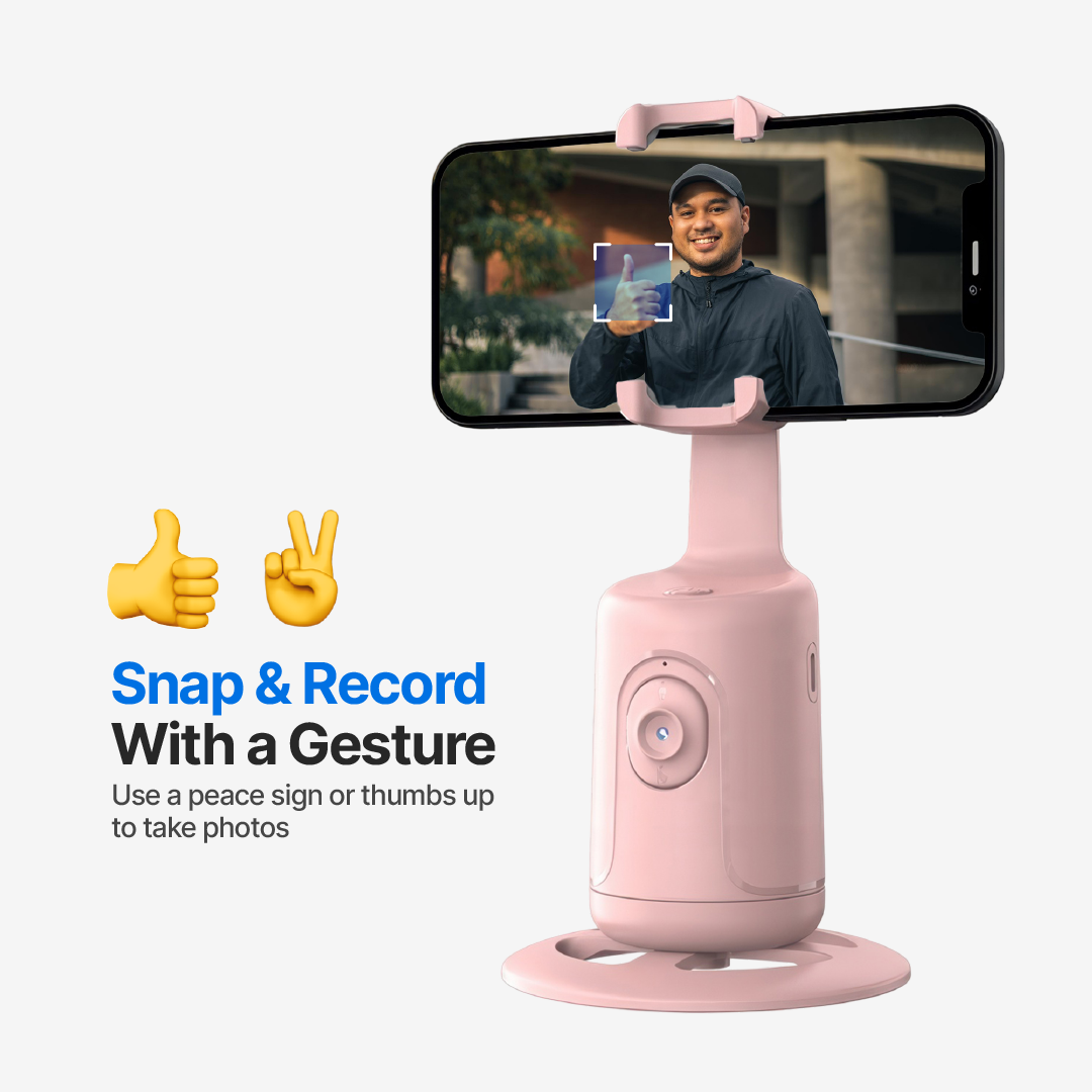 Smart360 AI Motion-Tracking Phone Camera Mount