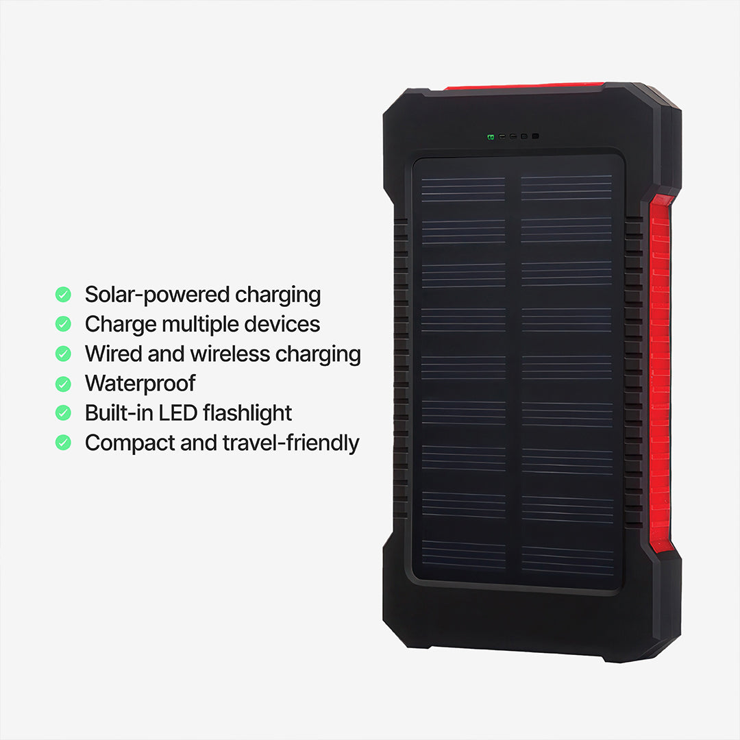 Lifestyle Advanced 10000 mAh Solar 15W Wireless Charging Powerbank Lifestyle Advanced 10000 mAh Solar 15W Wireless Charging Powerbank