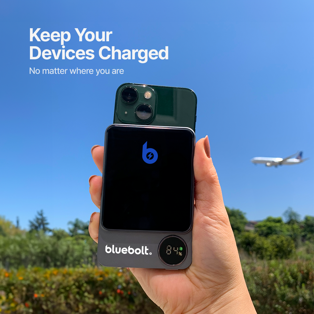 Ultra Thin Power Bank 20W Magnetic Wireless Charging – BlueBolt Chargers