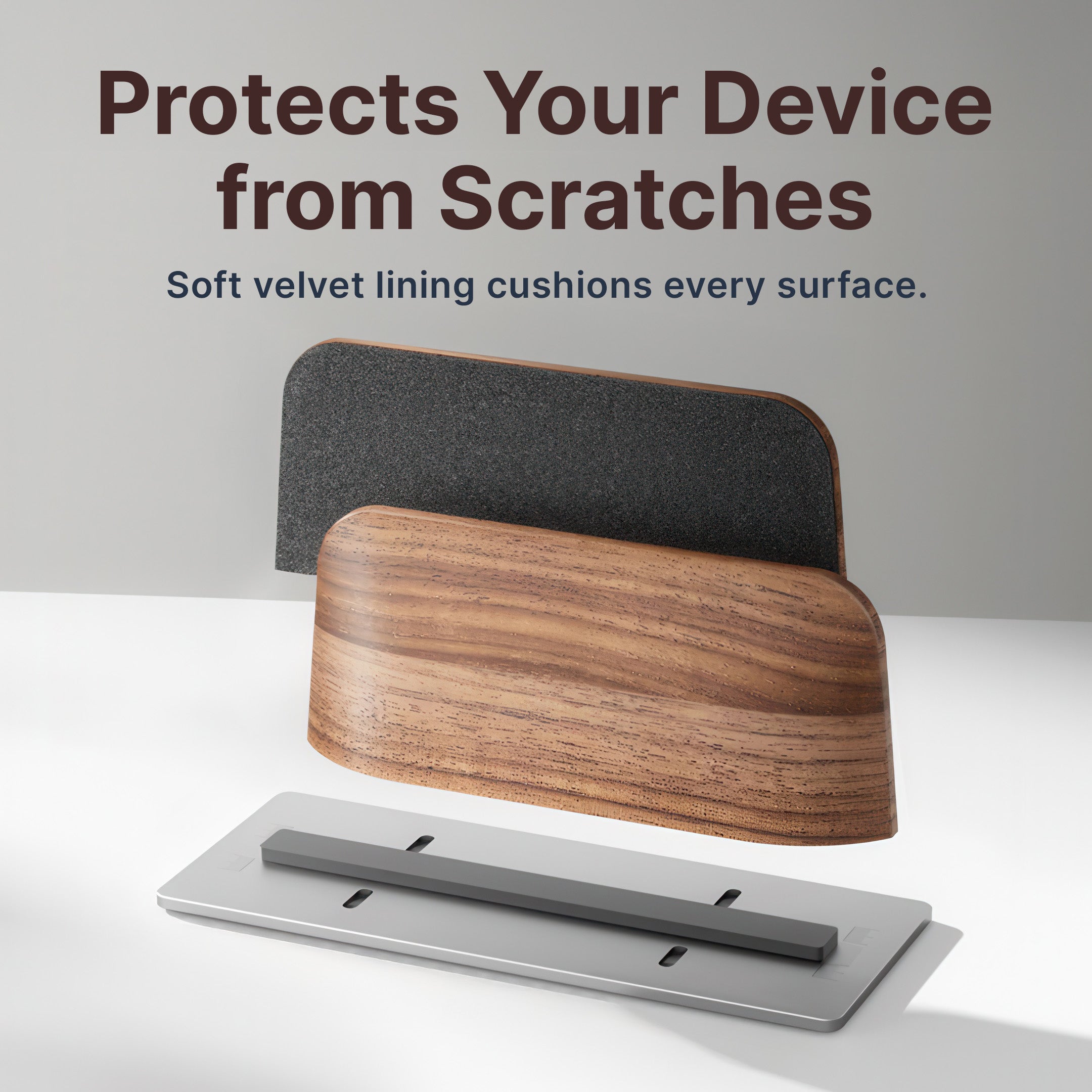 Wooden Vertical Laptop Holder