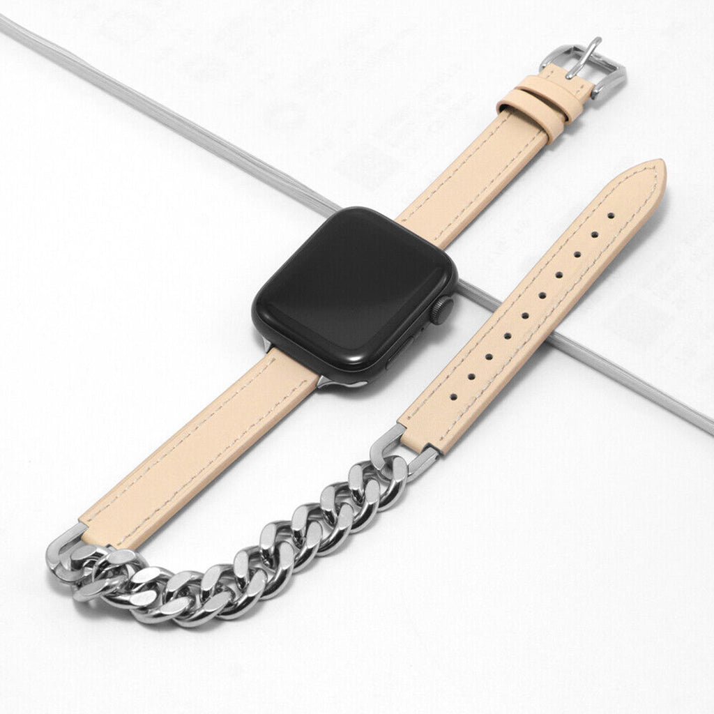 Leather Link Apple Watch Strap