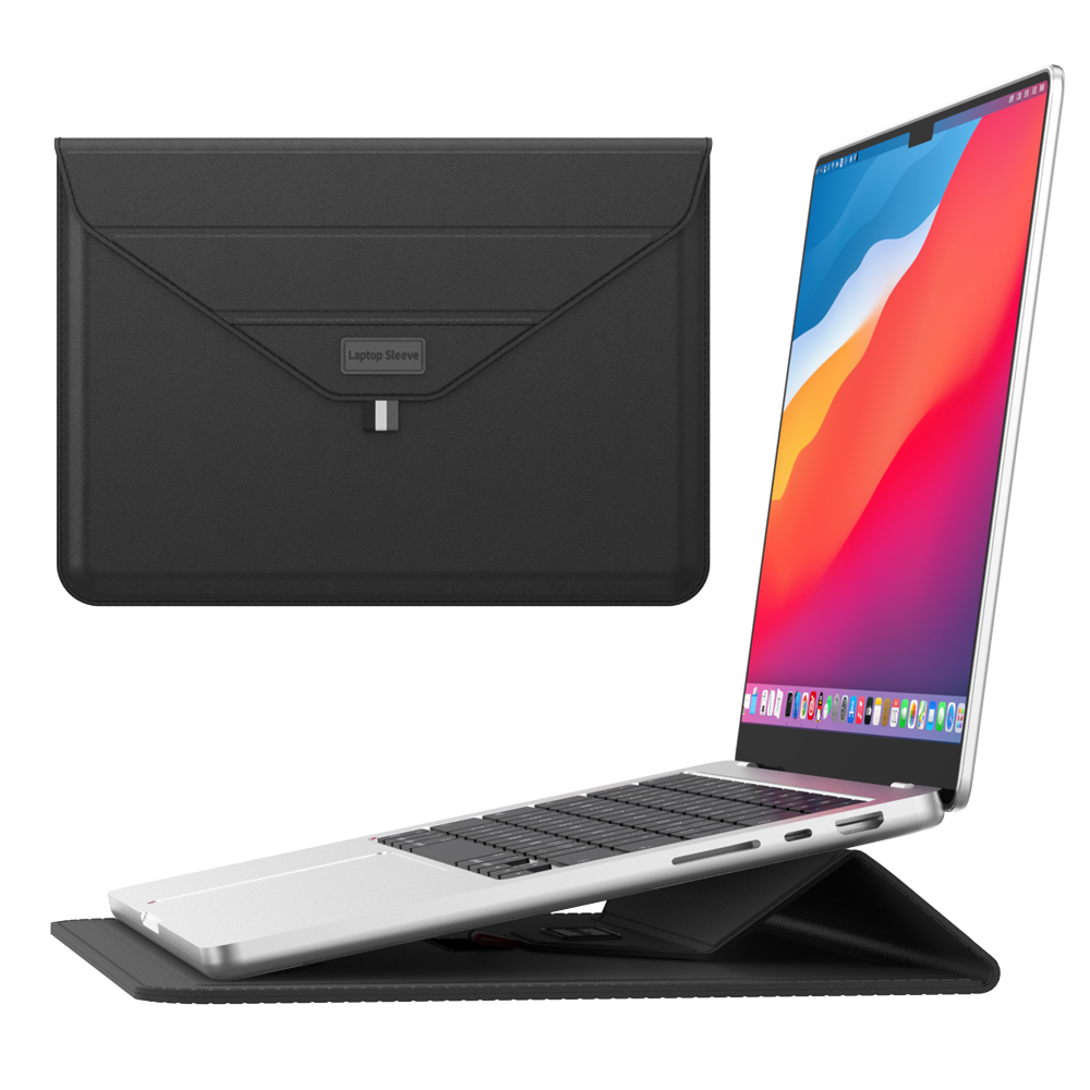 UltraSlim Laptop Sleeve with Triangle Support Stand