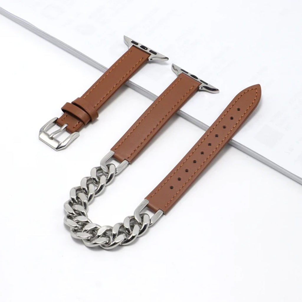 Leather Link Apple Watch Strap