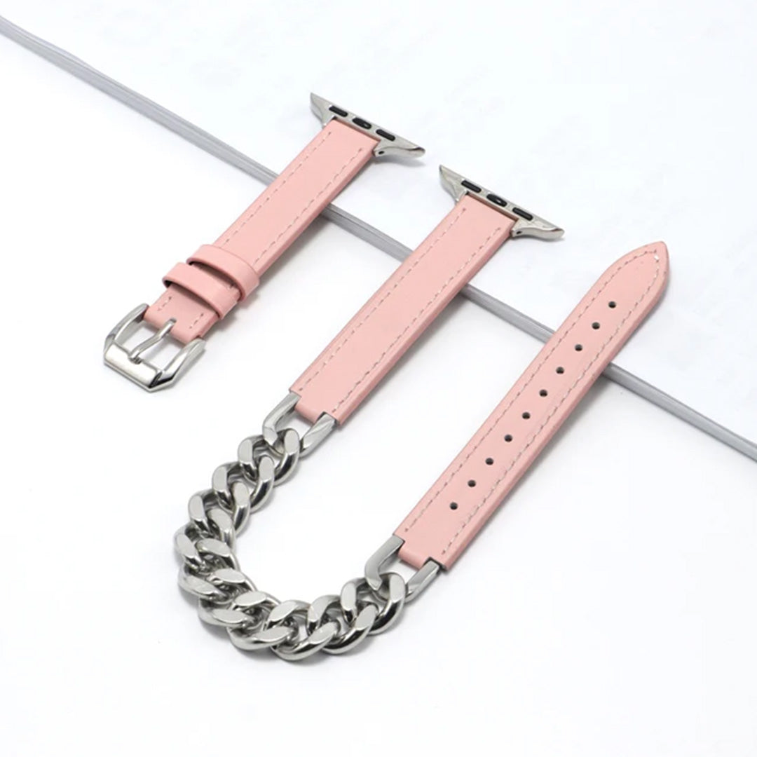 Leather Link Apple Watch Strap