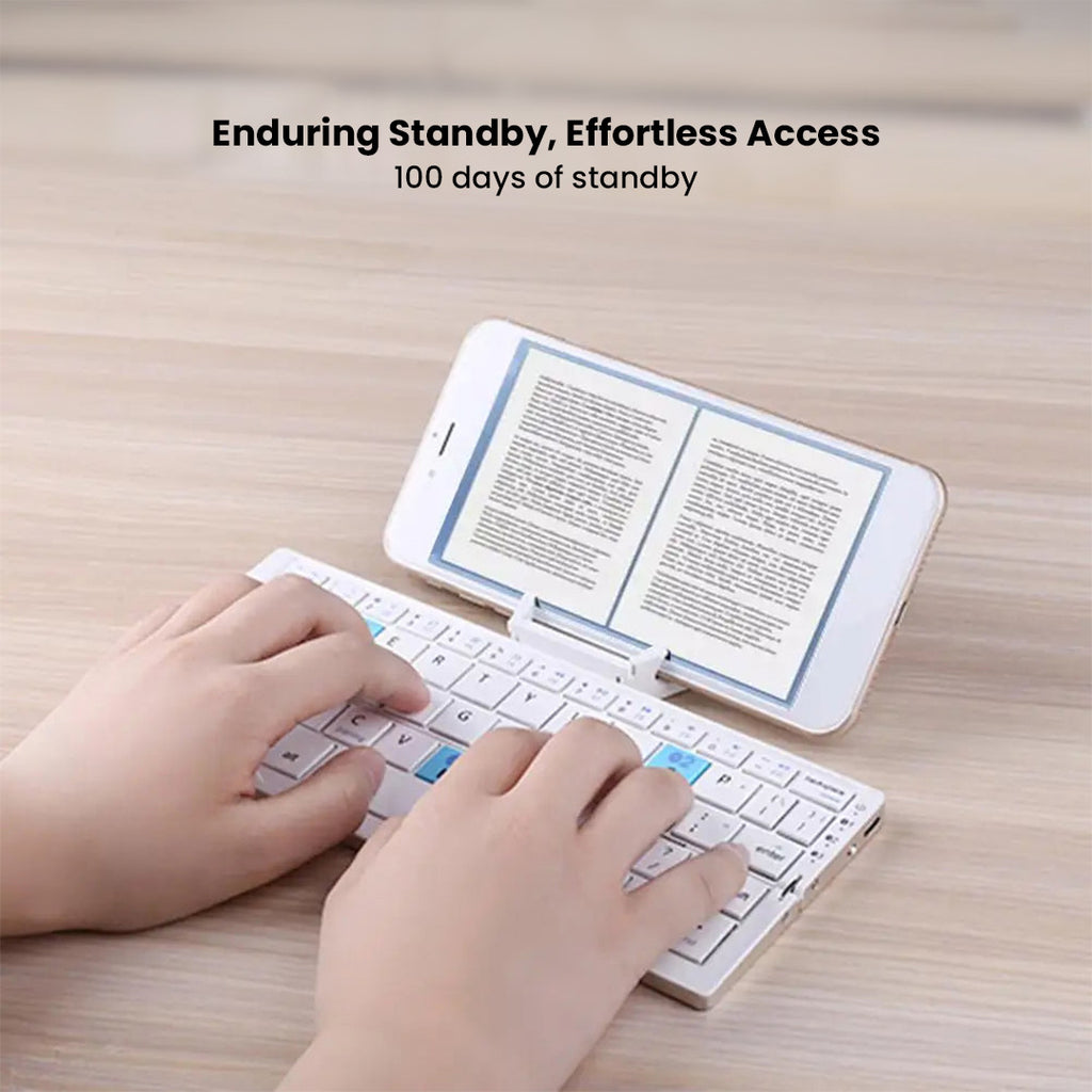 UltraFold Mini Ergonomic Wireless Keyboard with Bluetooth