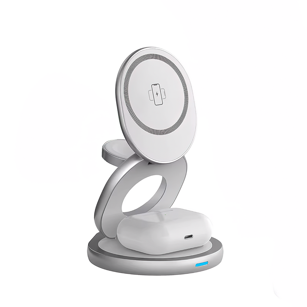 FlexCharge 3-in-1 Magnetic Wireless Charger – BlueBolt Chargers