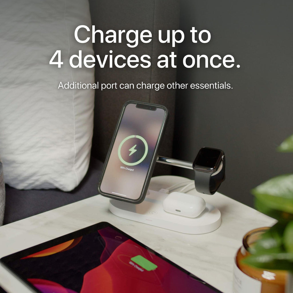 4-in-1 MagSafe Wireless Charging Station – BlueBolt Chargers