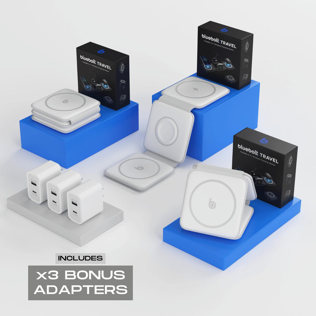 Foldable 3 in 1 Charging Station Triple Bundle