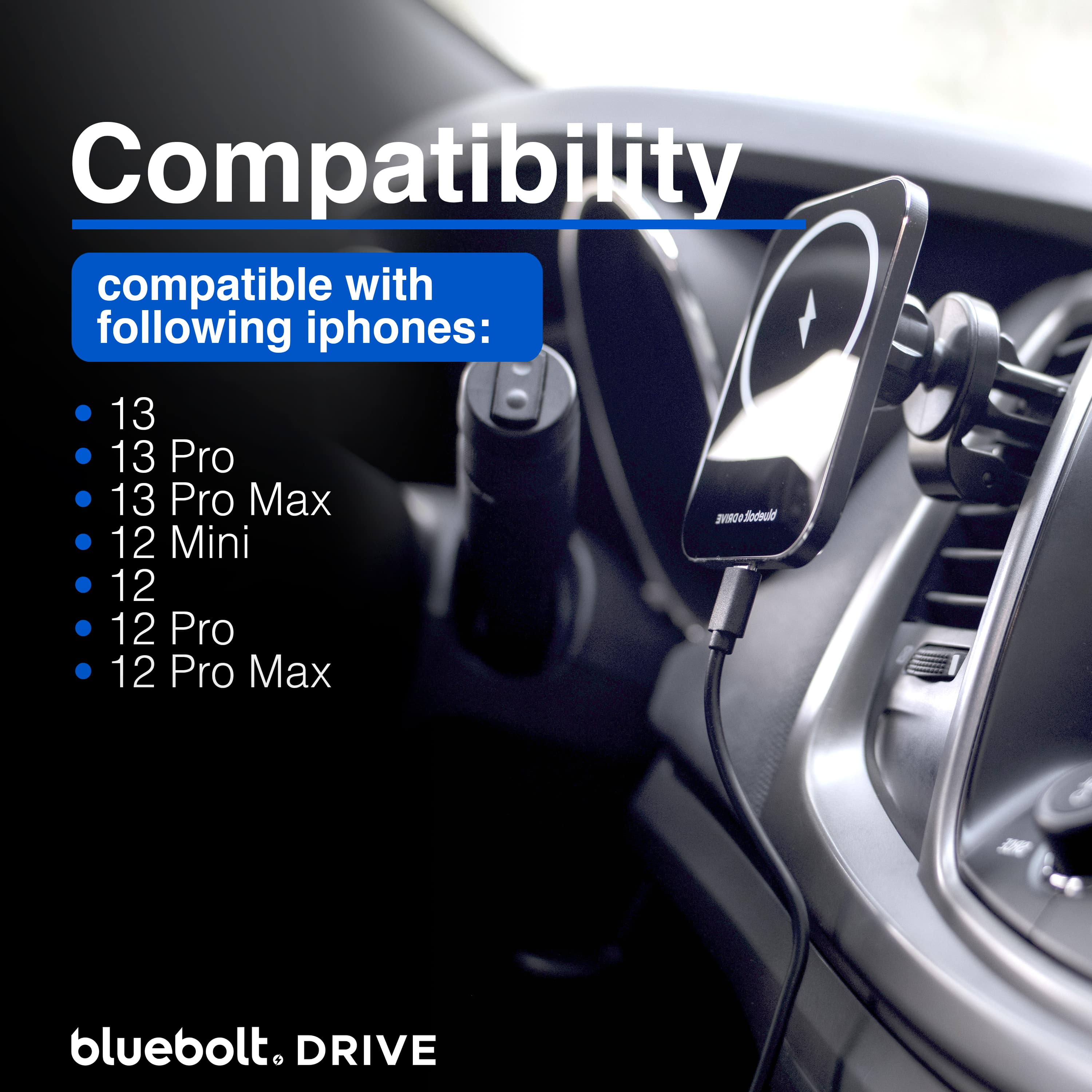 MagSafe Wireless Car Charging Mount for iPhone